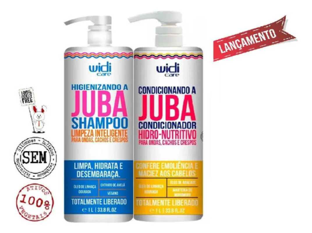 Shampoo e Condicionador Juba Widi Care 1l