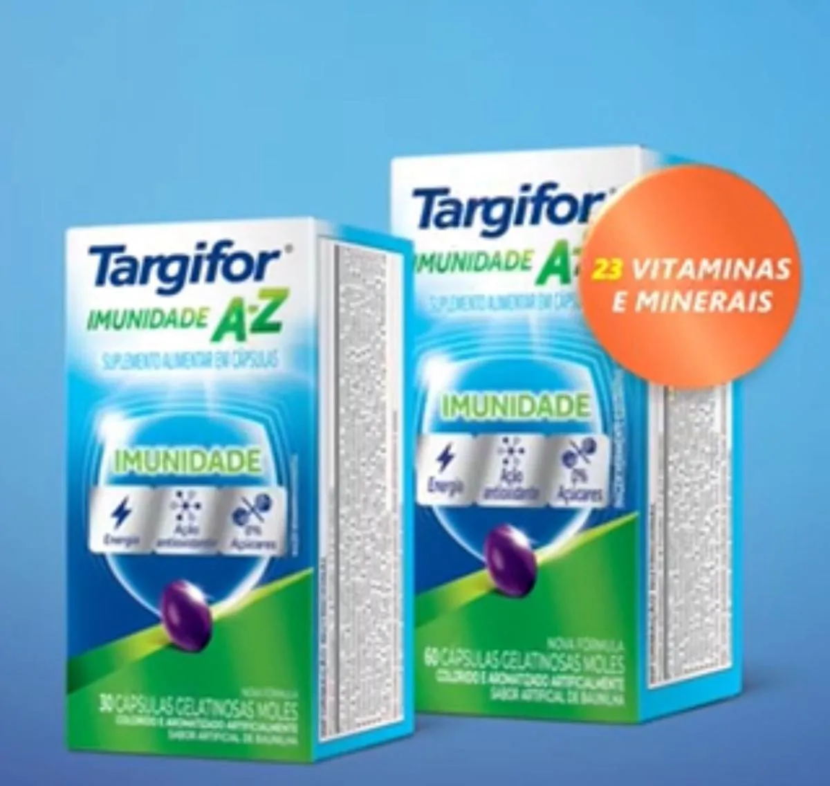 Targifor Imunidade de A-Z 30 Capsulas 1080458 | Droga Raia