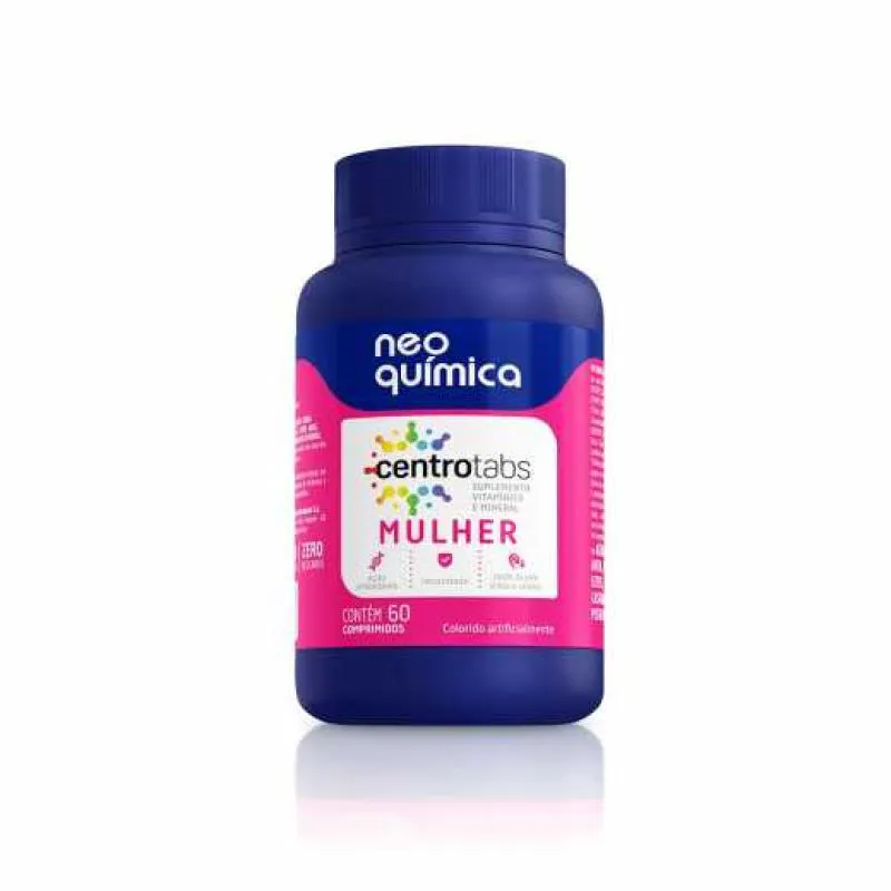 MULTIVITAMÍNICO CENTROTABS MULHER 60 COMPRIMIDOS
