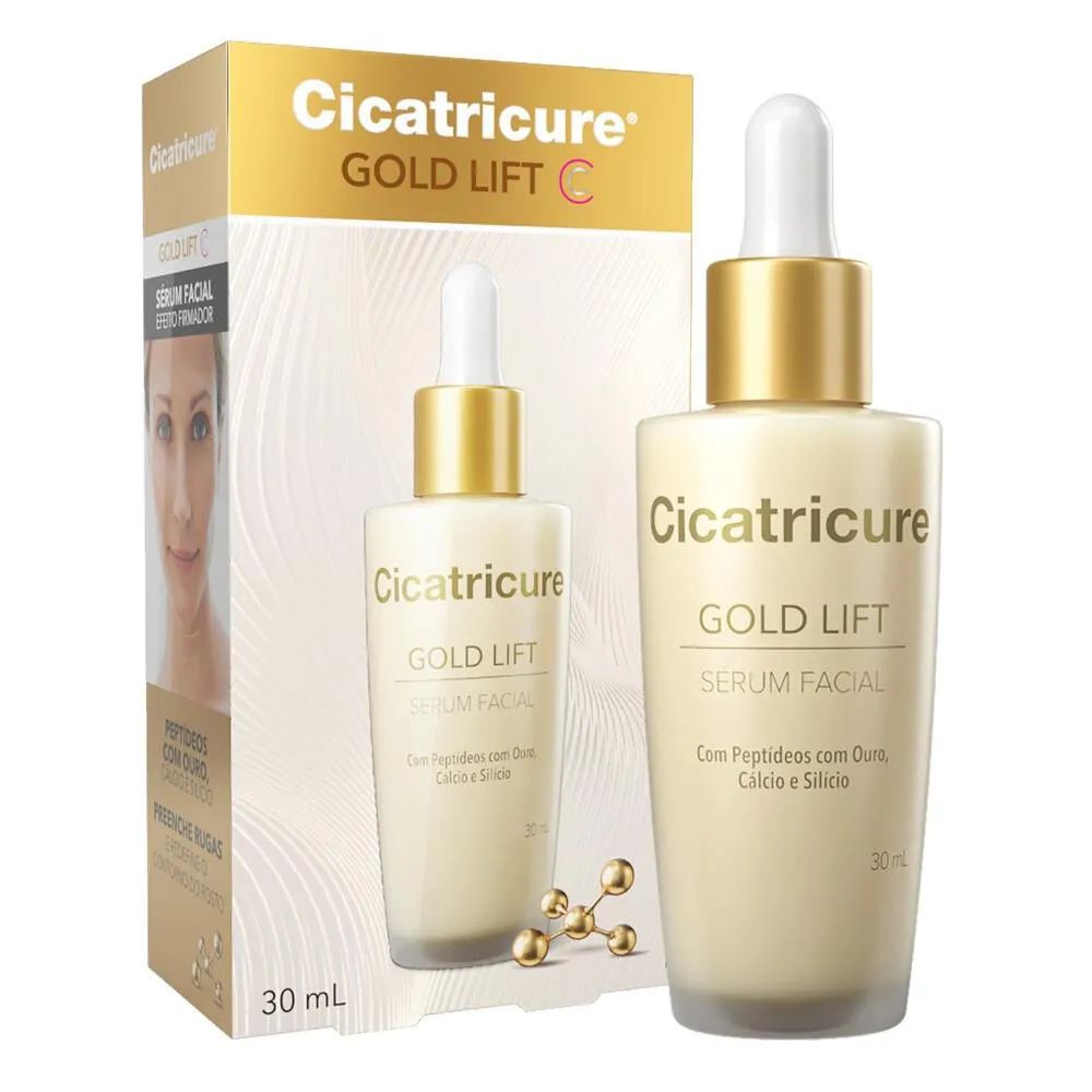 SÉRUM FACIAL CICATRICURE GOLD LIFT 30ML