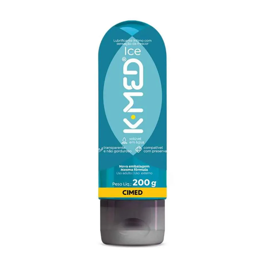 Lubrificante Íntimo Gel K-Med Ice 200g