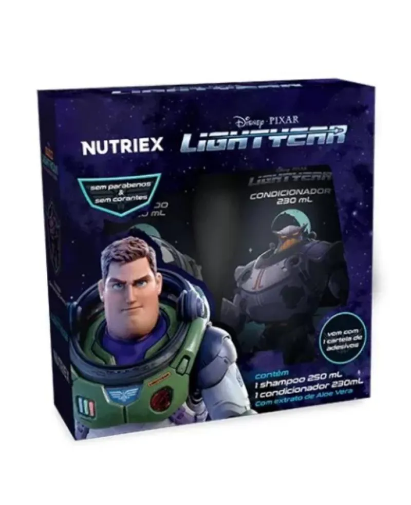 Kit Toy Story Lightyear Shampoo e Condicionador Nutriex