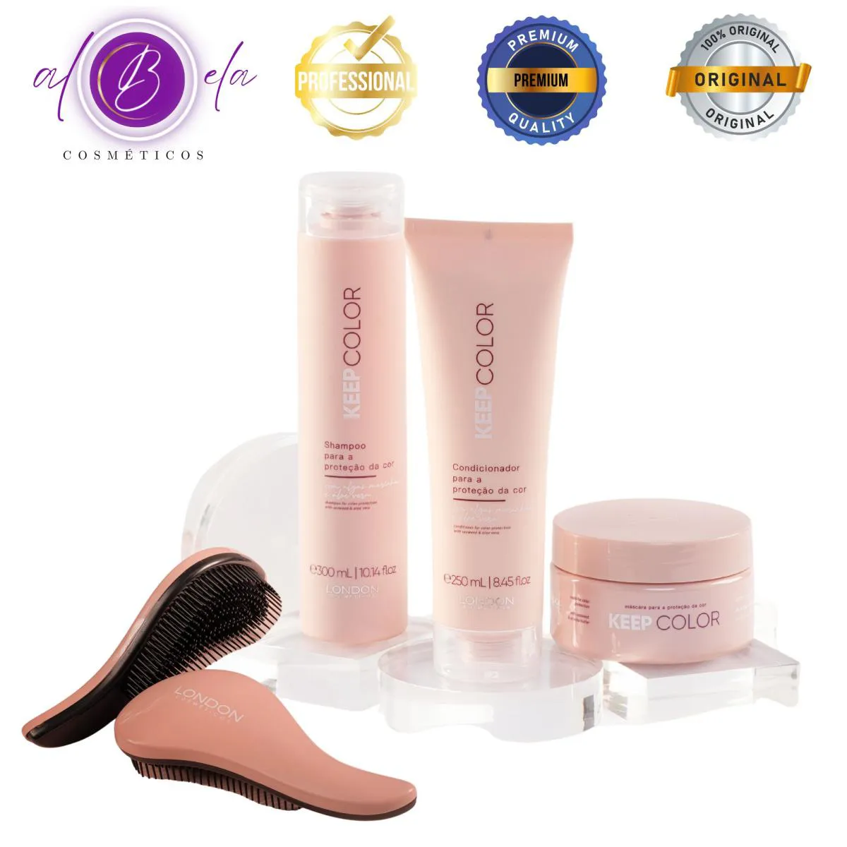 Kit Keep Color Home Care - Shampoo + Condicionador + Máscara | London Cosméticos