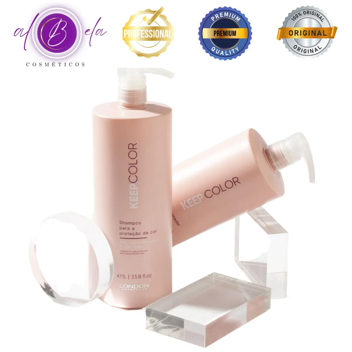 Kit Keep Color Profissional - Shampoo + Condicionador | London Cosméticos