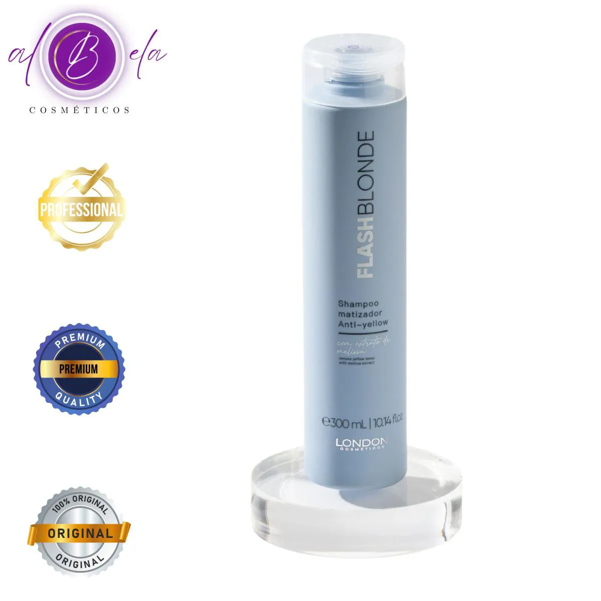 Shampoo Matizador 300ml Fhash Blonde | London Cosméticos