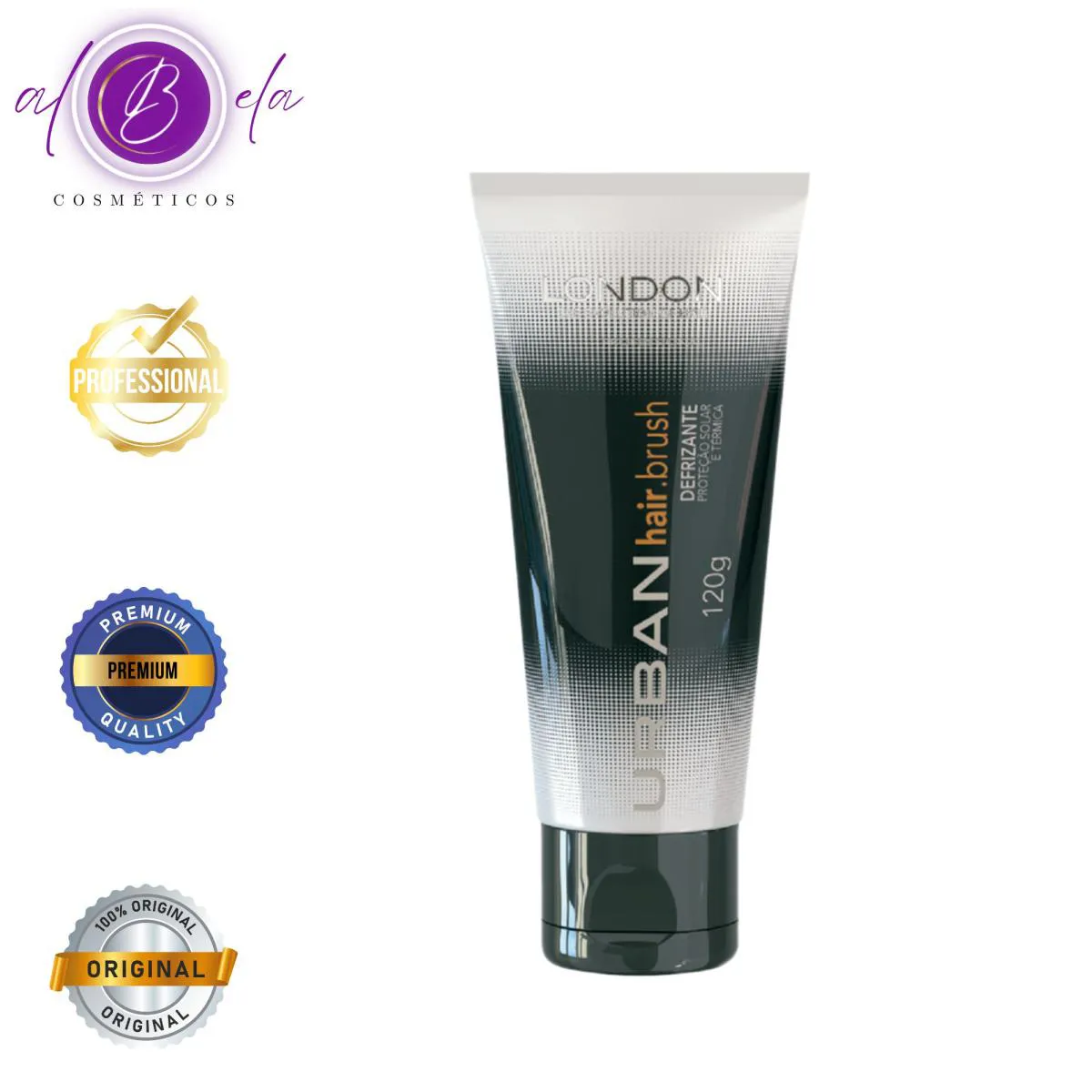 Defrizante 120g Hair Brush Urban | London Cosméticos