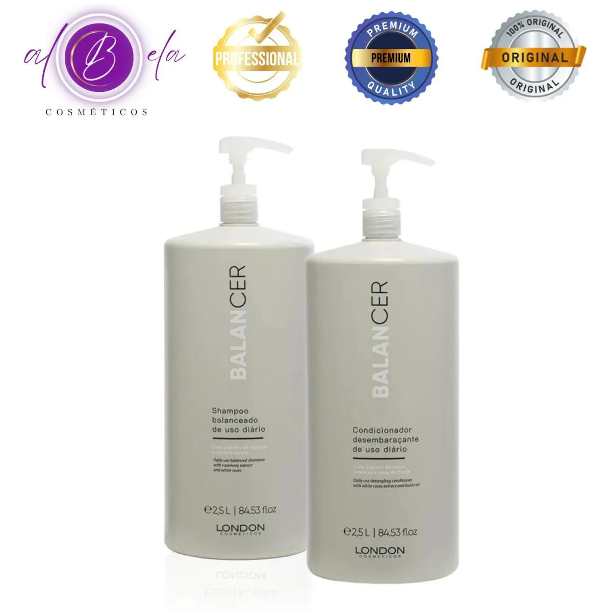Kit Balancer Profissional - Shampoo + Condicionador | London Cosméticos