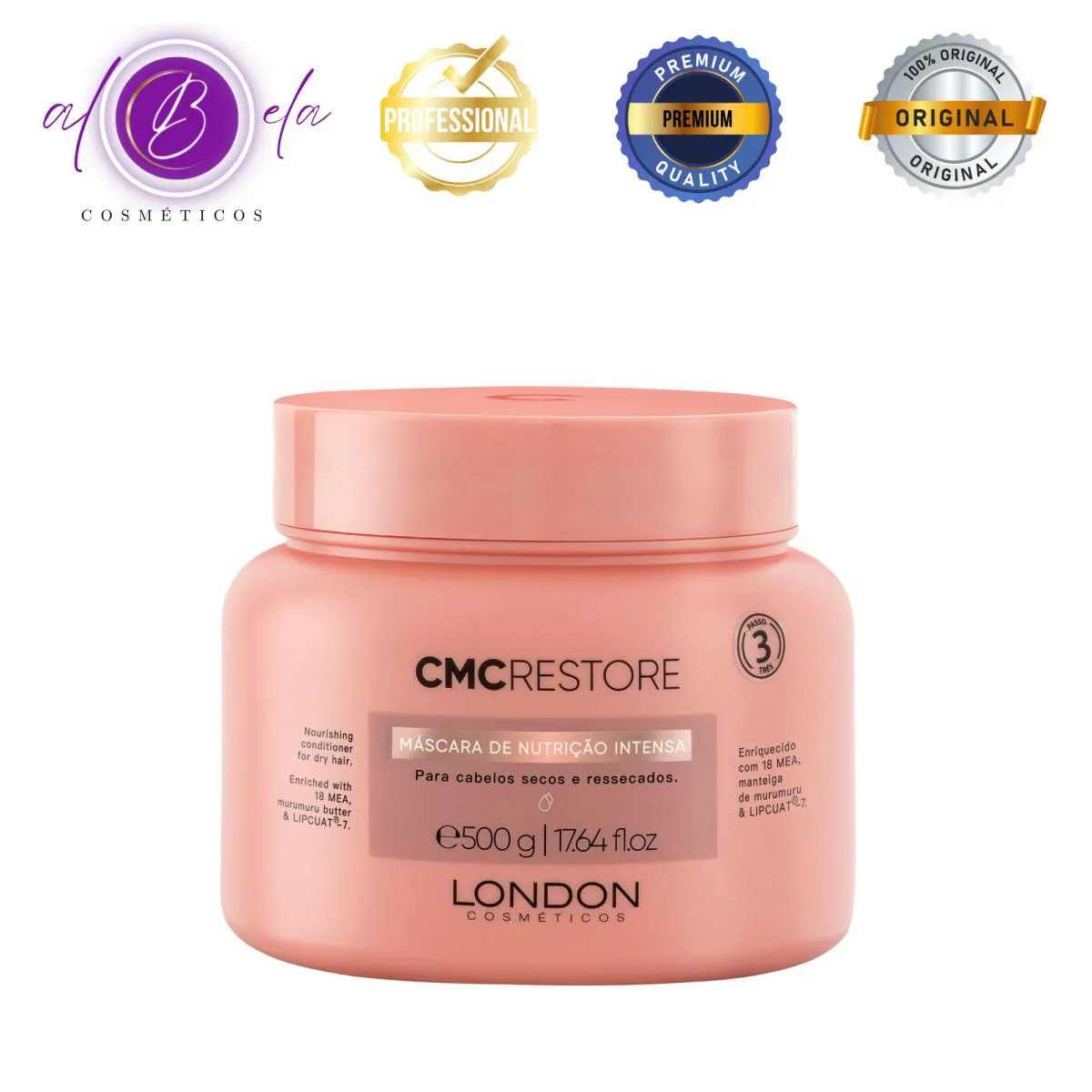 Máscara 500g CMC Restore | London Cosméticos