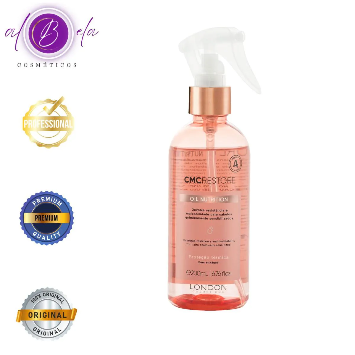 Protetor Térmico Oil Nutrition 200ml CMC Restore | London Cosméticos