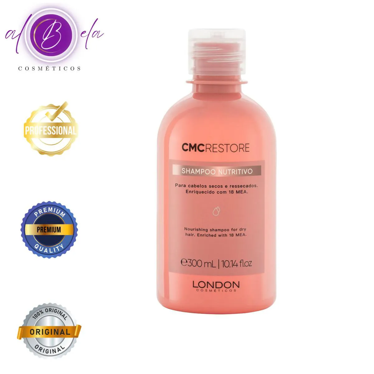 Shampoo London Cosméticos CMC Restore 300ml