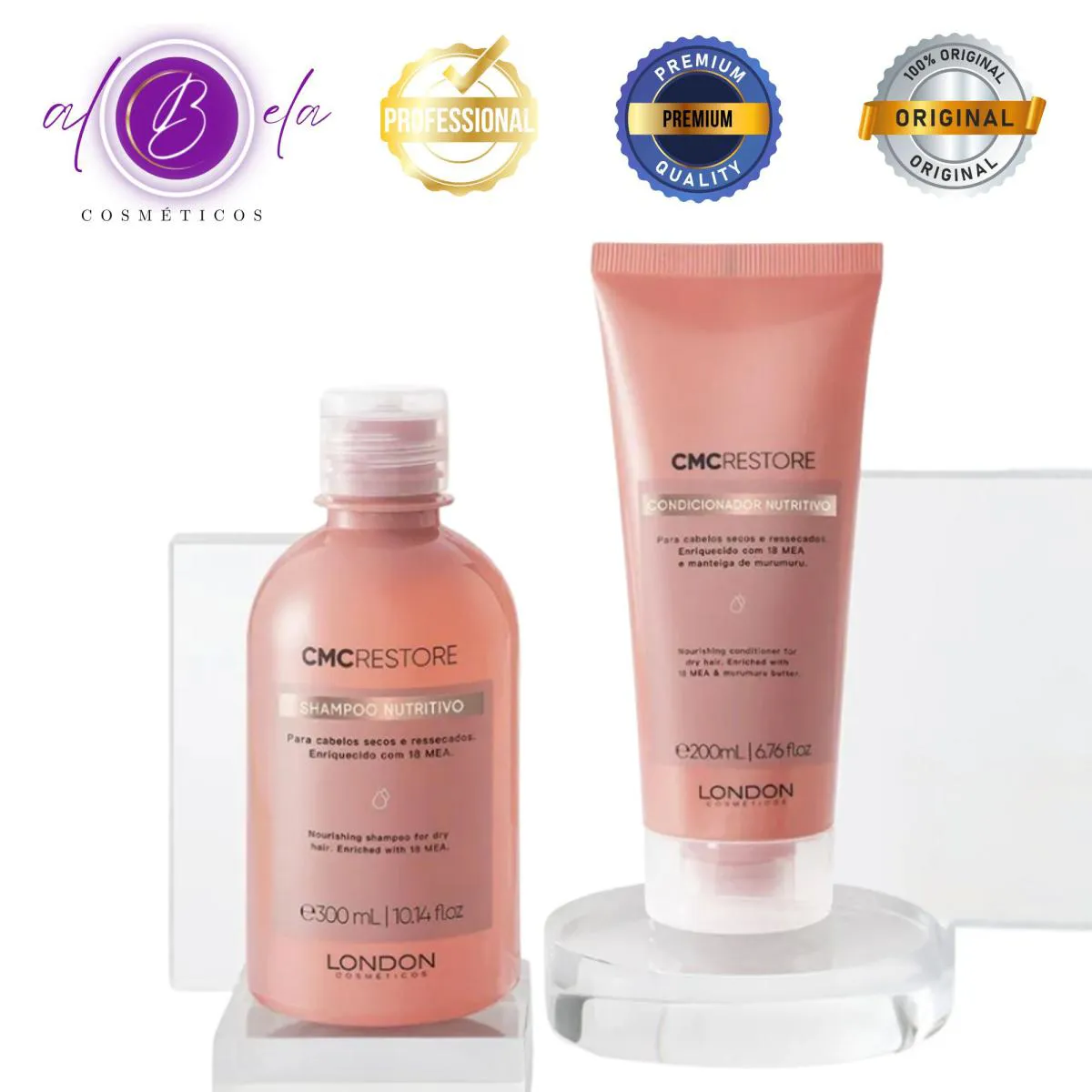 Kit CMC Restore Home Care - Shampoo + Condicionador | London Cosméticos