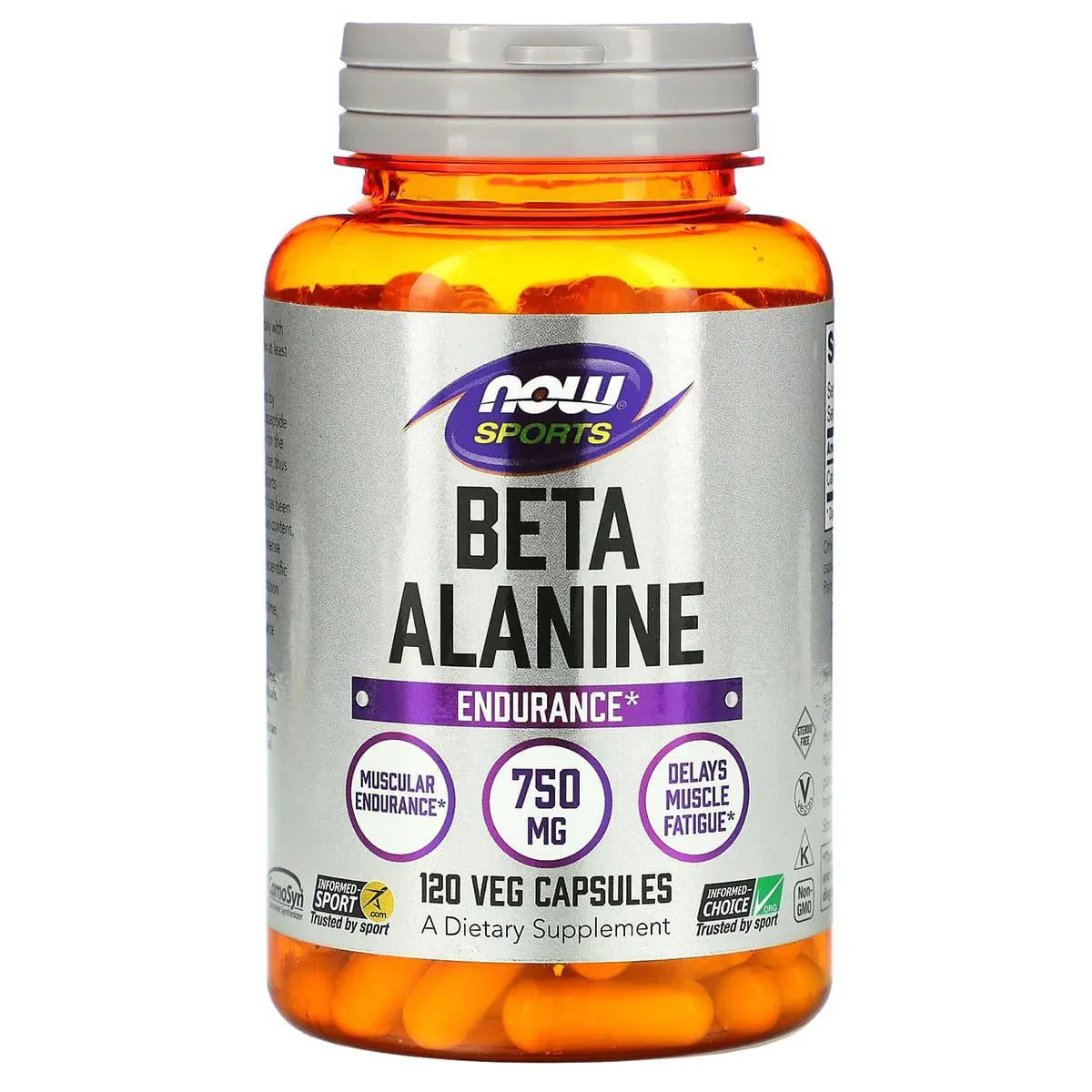Beta Alanina 750mg 120 Capsulas - Now Foods