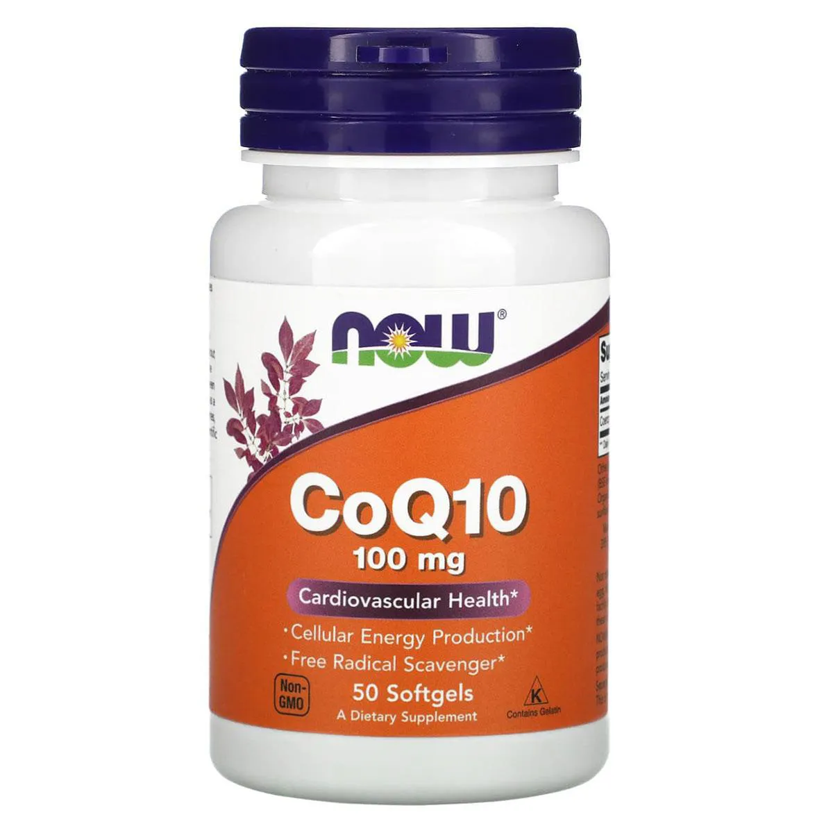 Coenzima Q10 100mg 50 Softgels - Now Foods