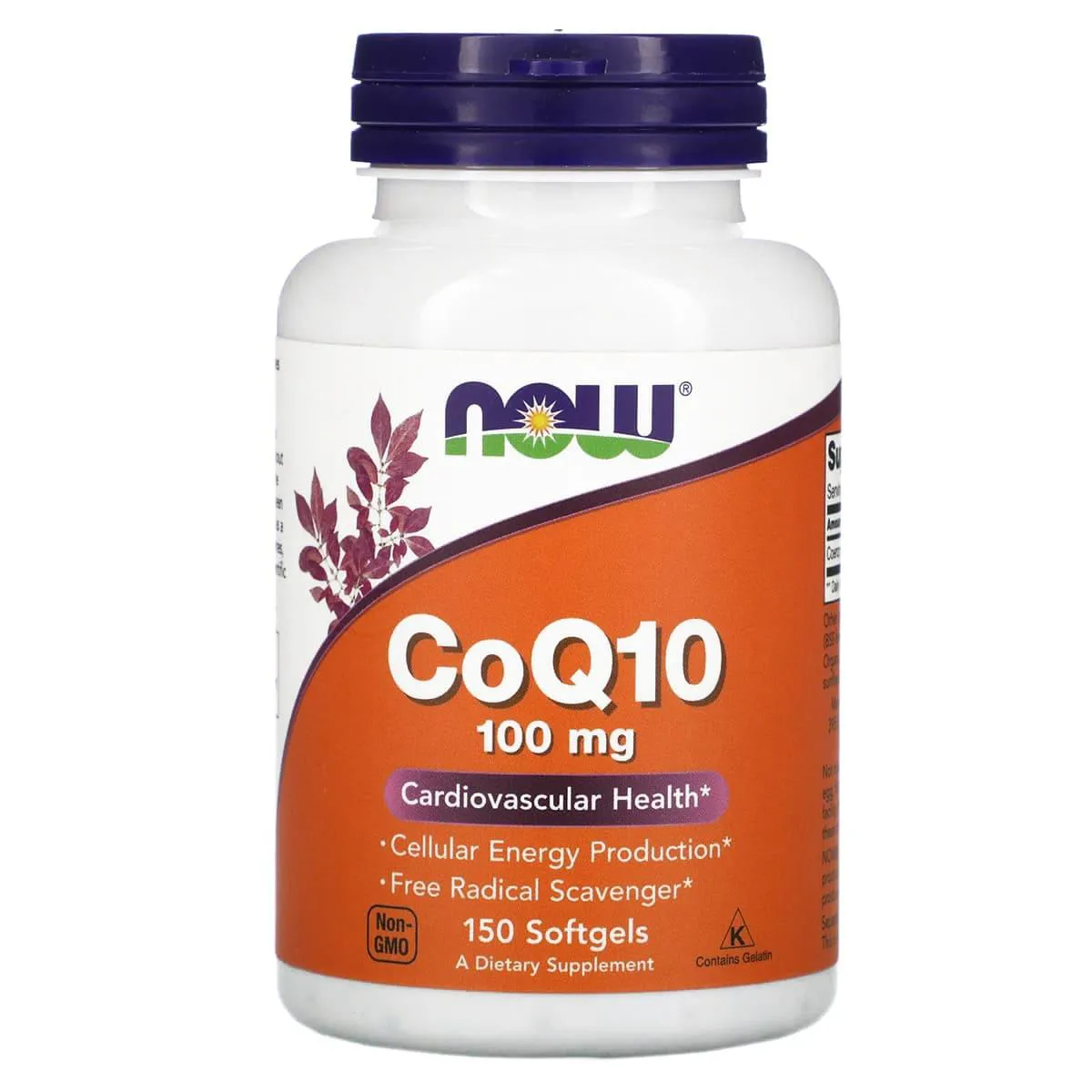 Coenzima Q10 100mg 150 Softgels - Now Foods