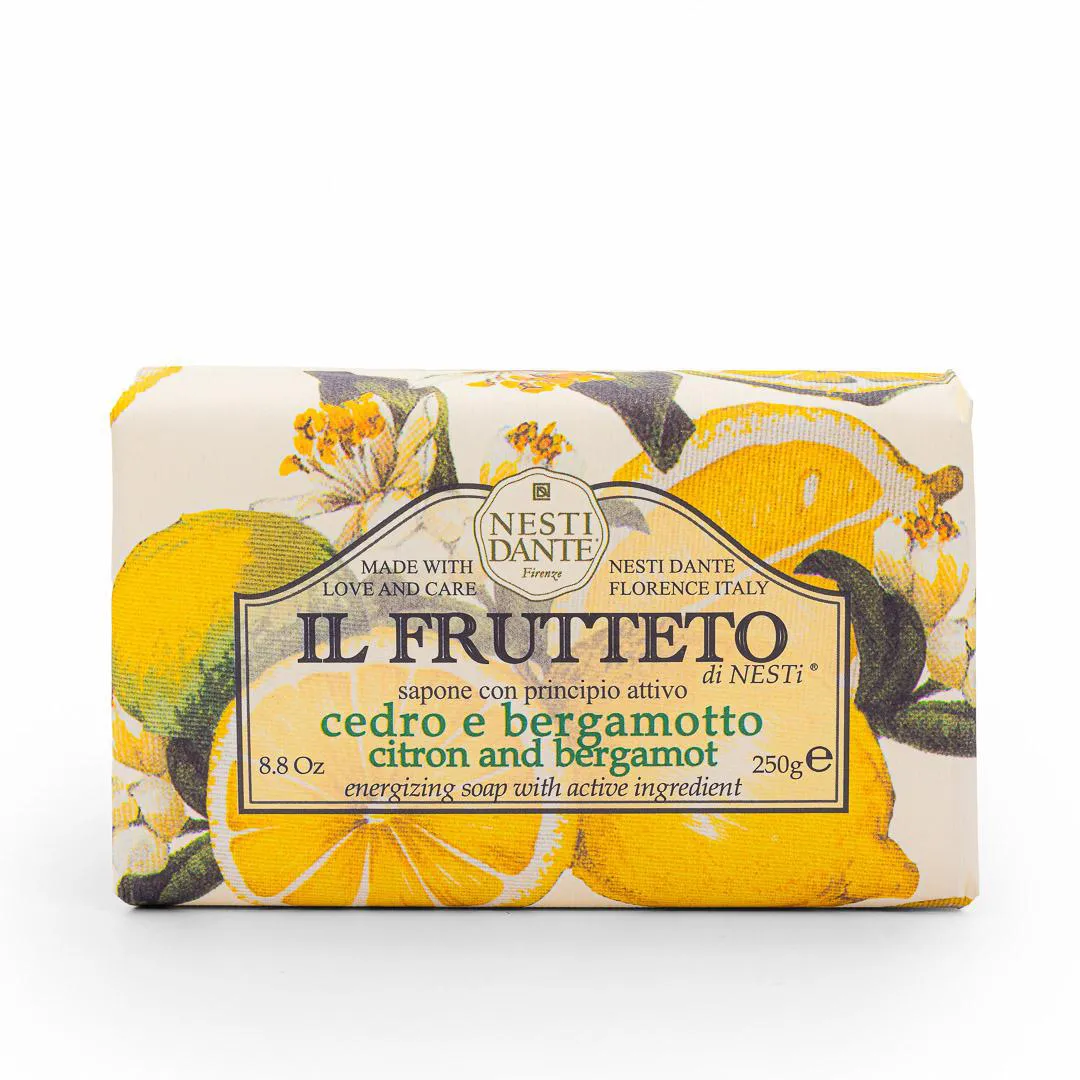Sabonete Em Barra Il Frutteto Cidra e Bergamota 250gr Nesti Dante