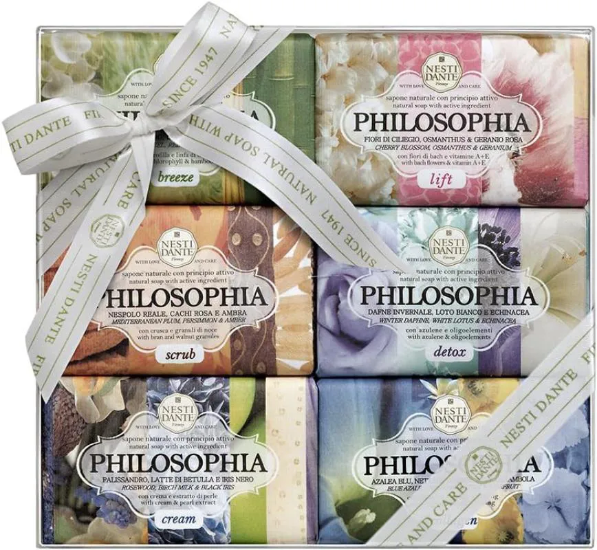 KIT NESTI DANTE - 6 SABONETES de 150g - PHILOSOPHIA