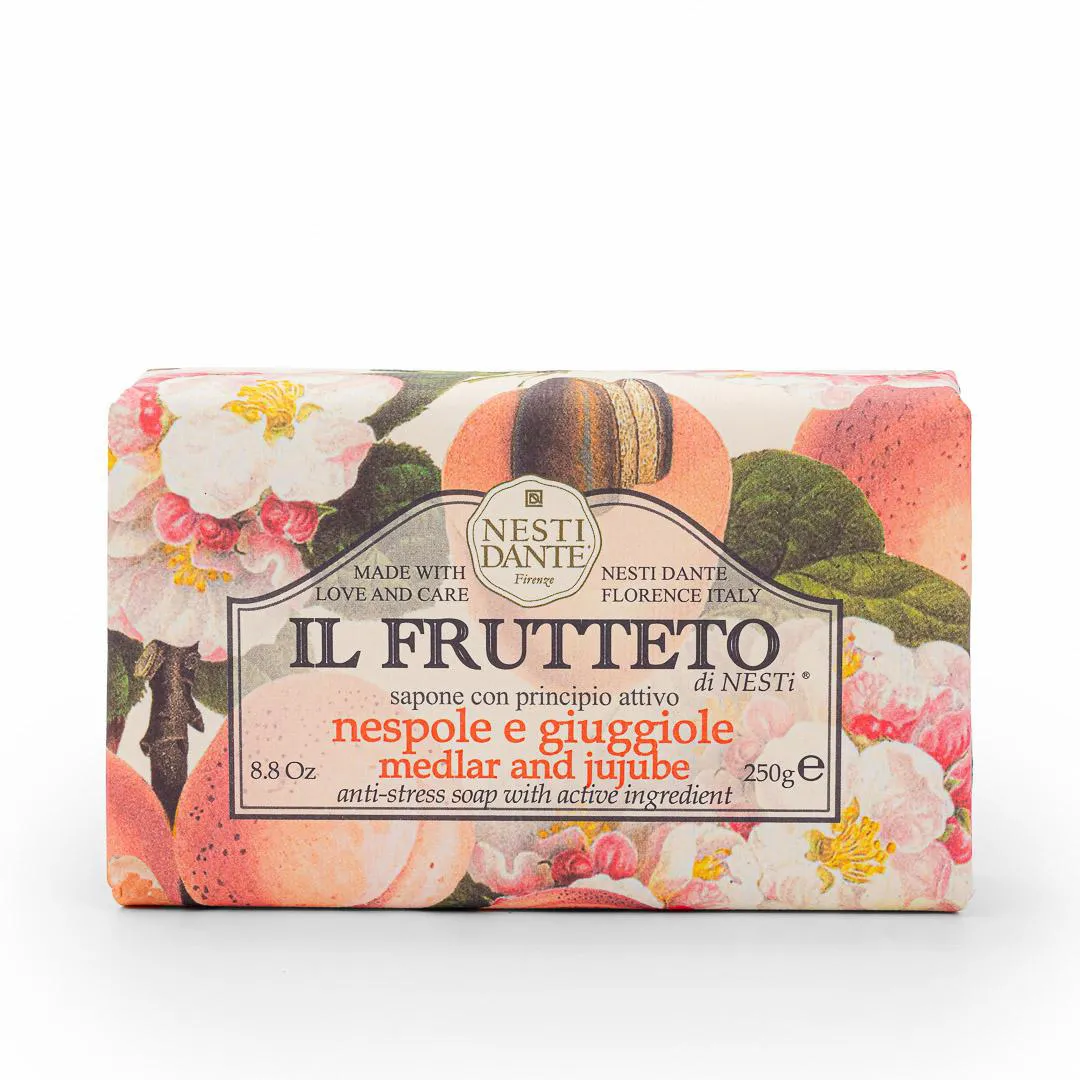 Sabonete Em Barra Il Frutteto Nêspera e Jujuba 250gr Nesti Dante