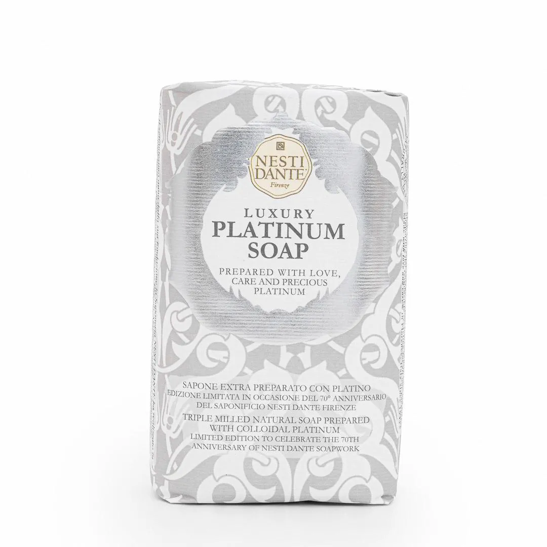 Sabonete Em Barra Luxury Platinum Soap 250gr Nesti Dante66