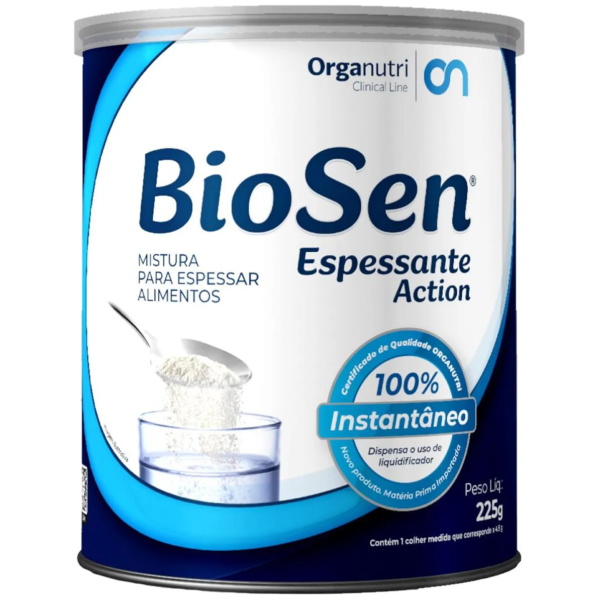 Espessante Alimentar Biosen Action 225gr Sem Sabor