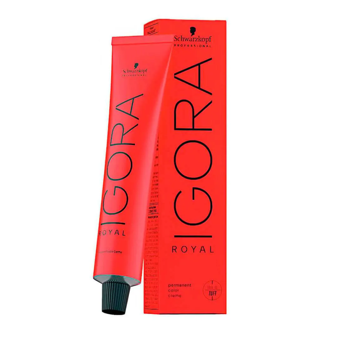 Igora Royal - Castanhos - 60g 568  Castanho Claro Chocolate Vermelho