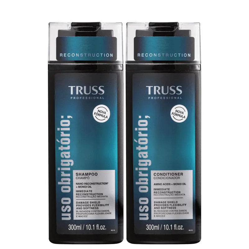 Kit TRUSS Uso Obrigatório Reconstrutor Duo Lançamento