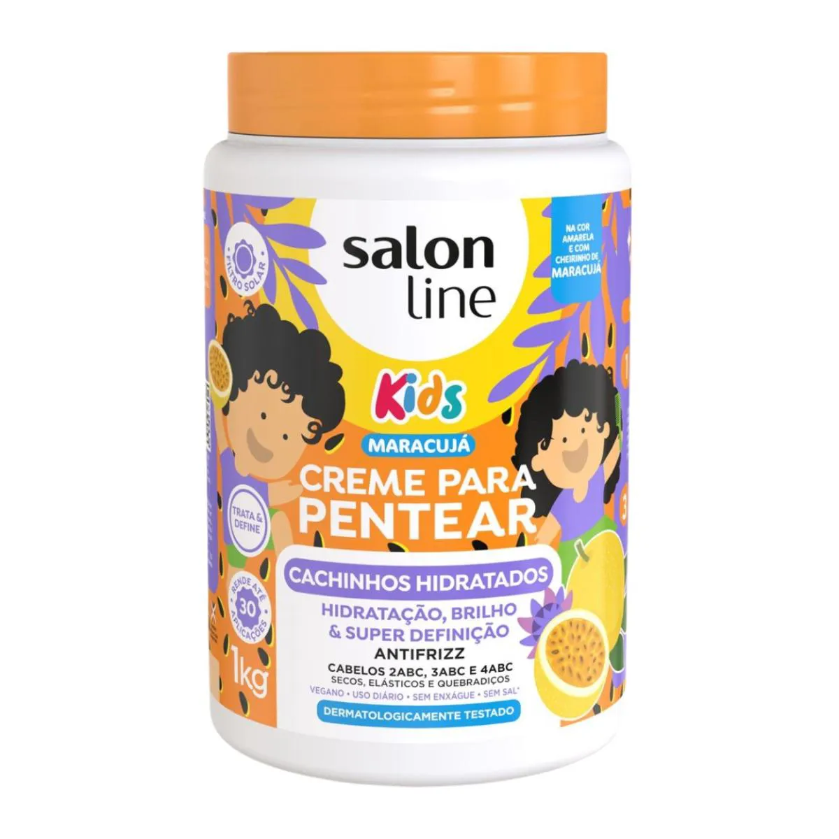 Creme Pentear Condicionador Kids Maracujá Salon Line 1kg