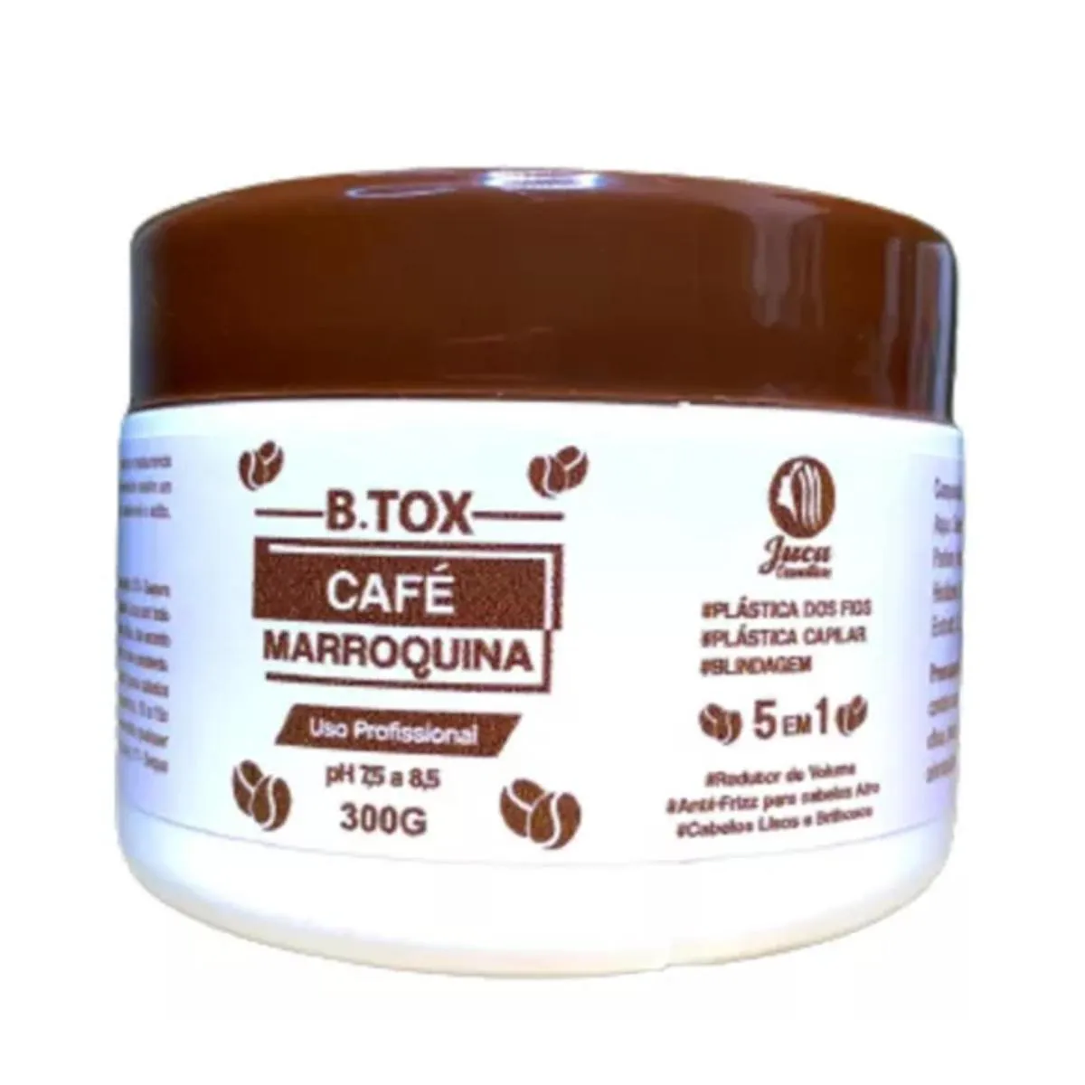 B.tox Capilar Redutor De Volume Café Marroquina 300g Juca