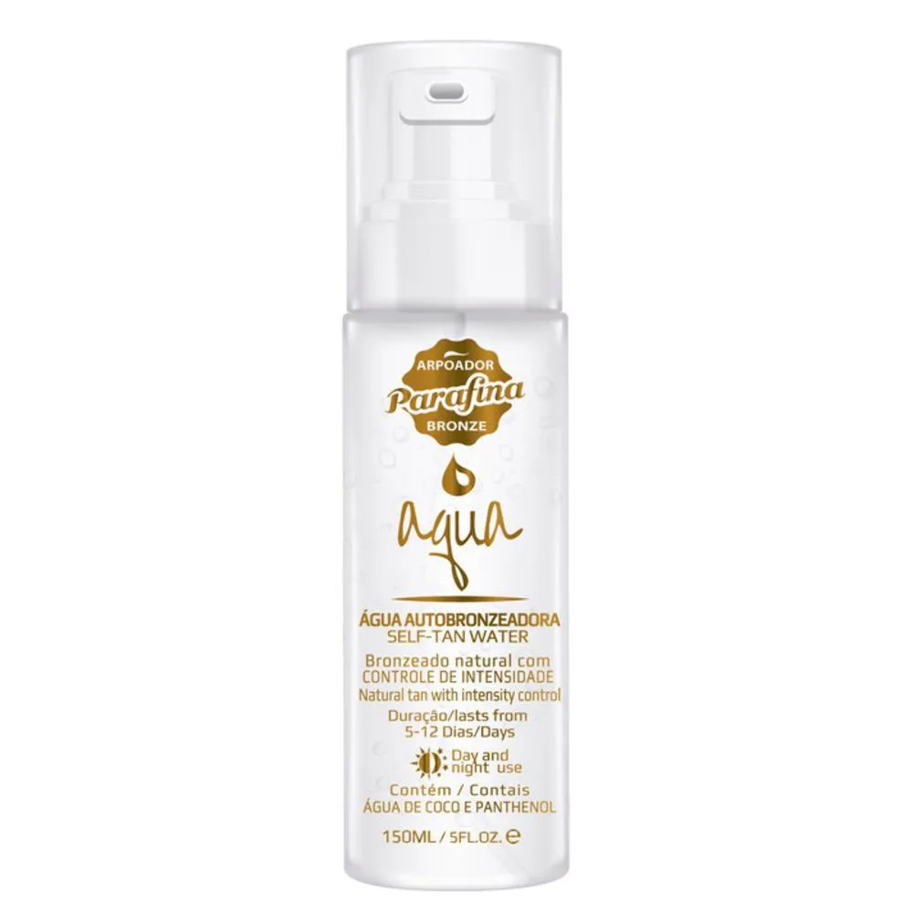 Água Autobronzeadora 150ml Linha Aqua Parafina Bronze