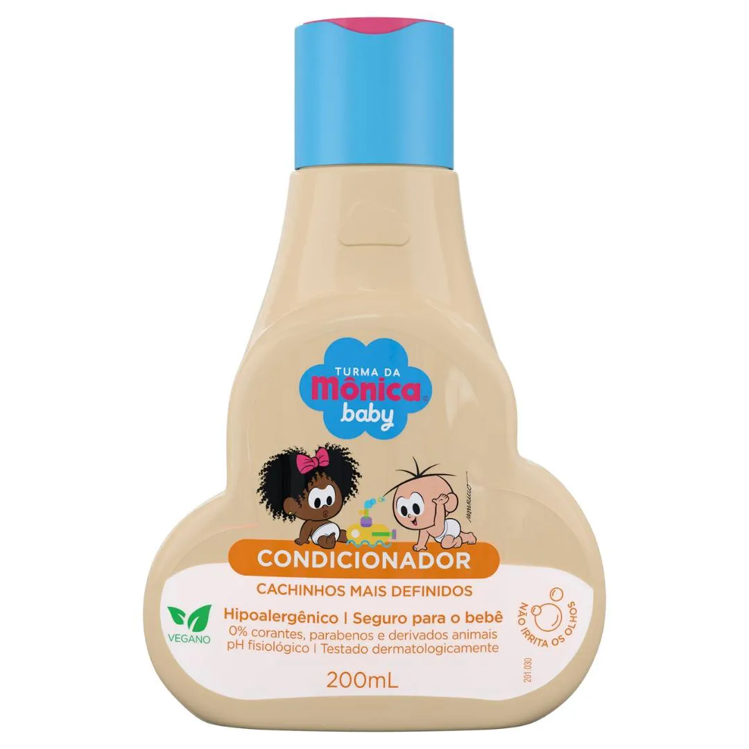 Condicionador Cachinhos Mais Definidos Turma Da Monica Baby 200ml