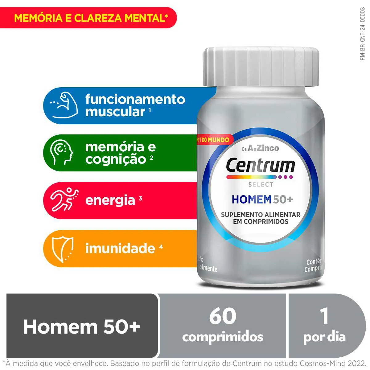 Polivitamínico Centrum Select Homem 60 comprimidos