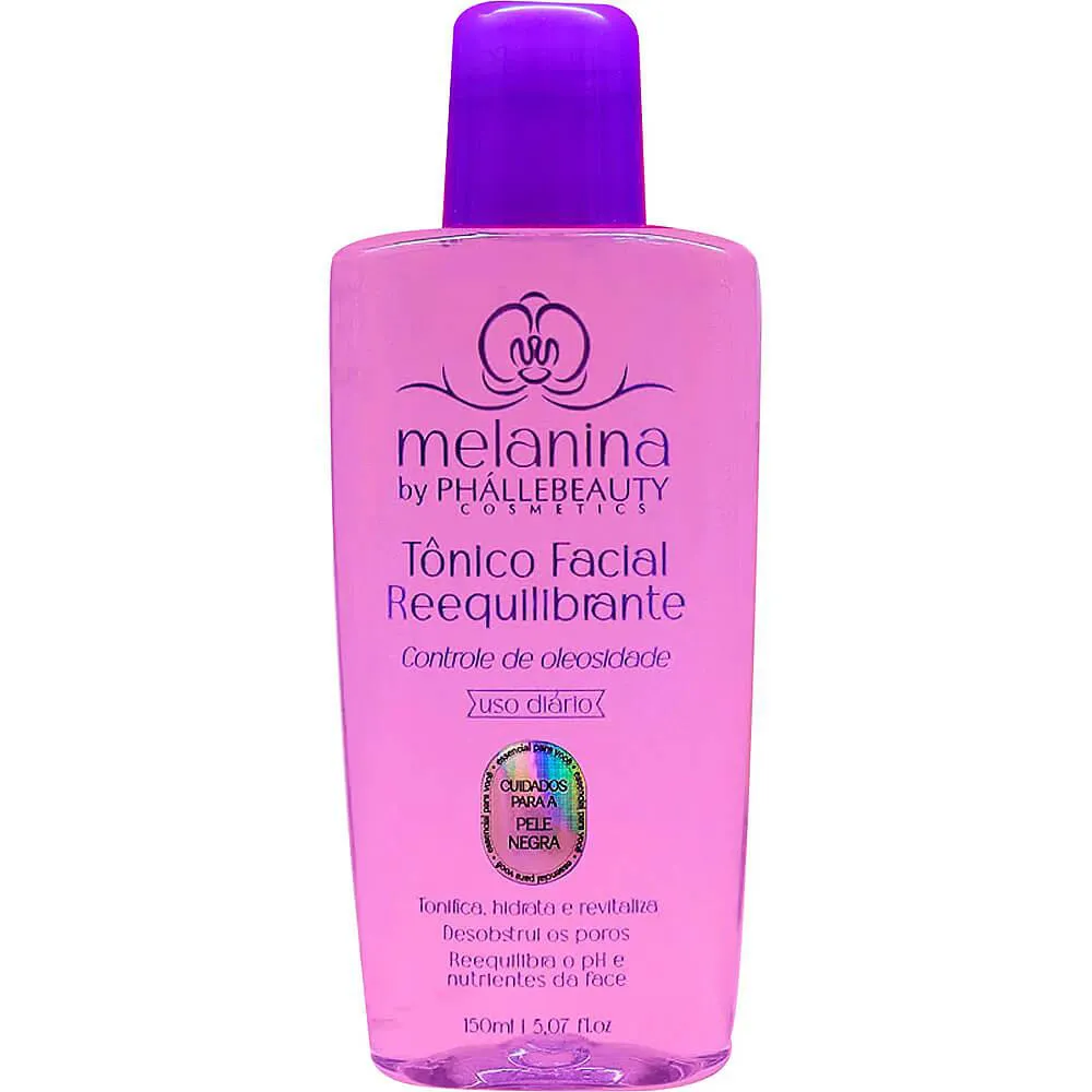 Phállebeauty Melanina - Tônico Facial Reequilibrante Pele Negra 150ml