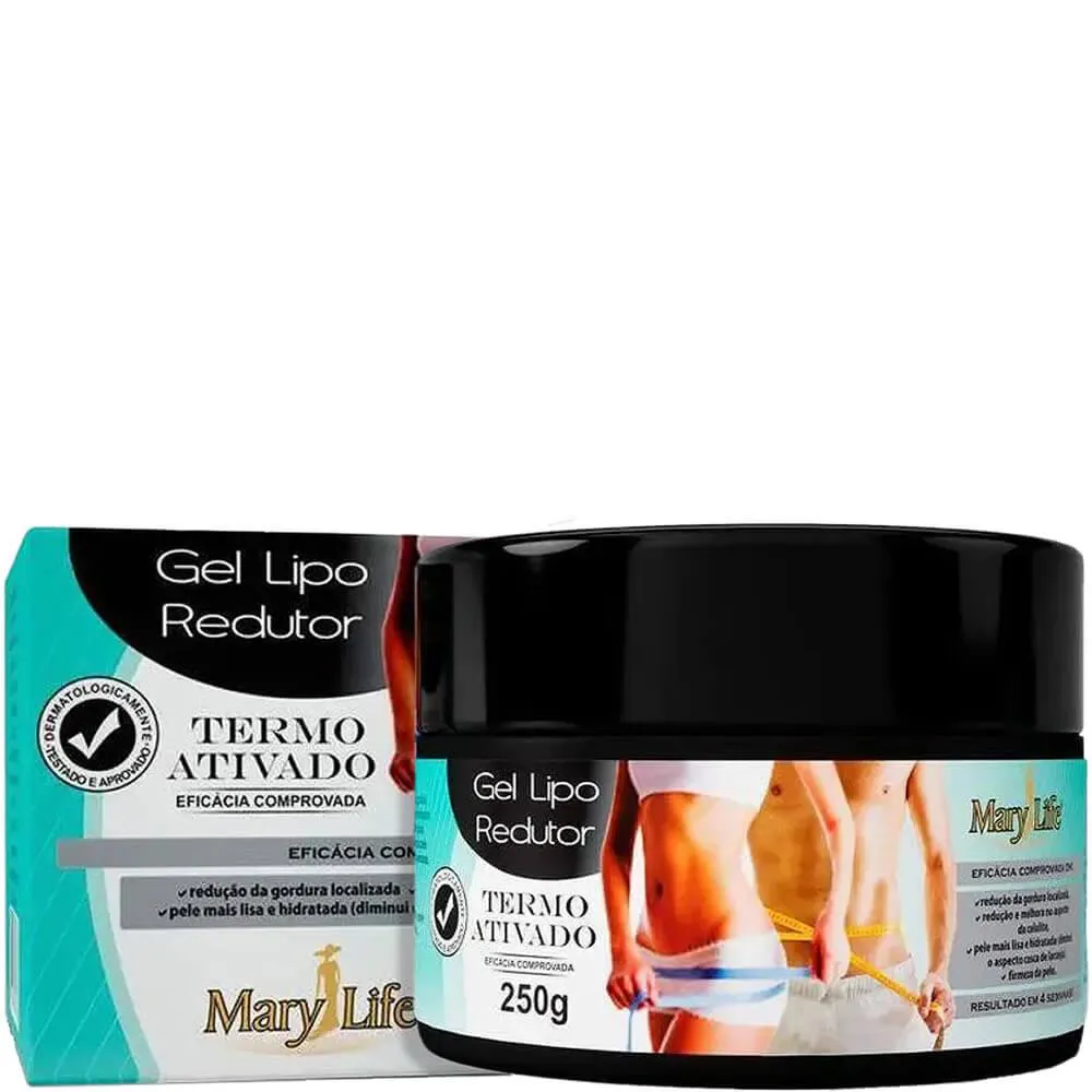 Mary Life - Gel Desodorante Lipo Redutor Termoativado 250g