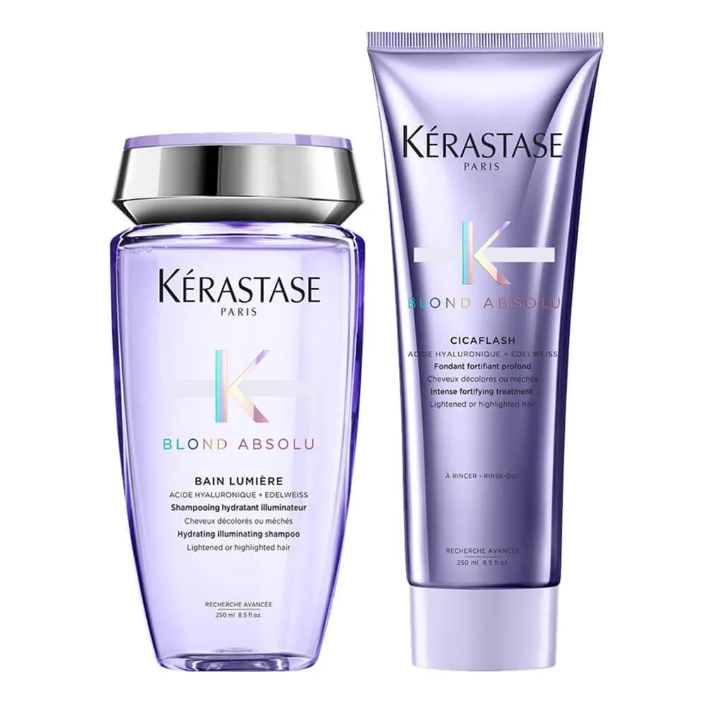 Kit Kérastase Blond Absolu Bain Lumière  250ml + Fondant Cicaflash 250ml