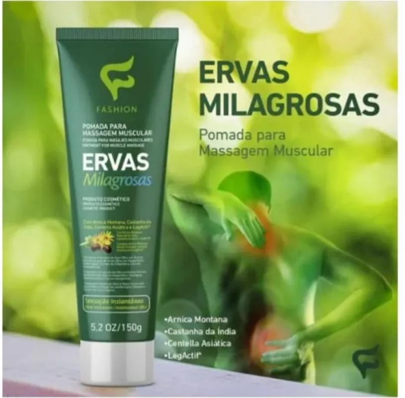 Pomada Ervas milagrosas 150g Fashion cosméticos