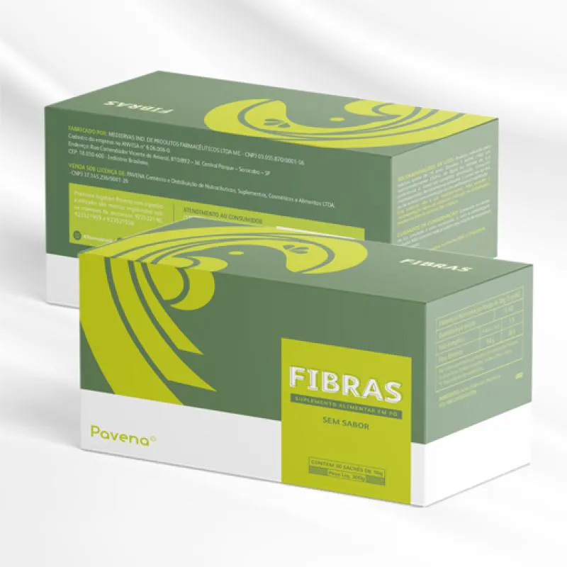 Fibras Pavena - Caixa com 30 sachês de uso diário