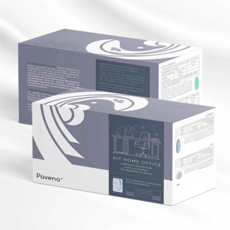 Kit Home Office Pavena - Caixa com 30 sachês de uso diário