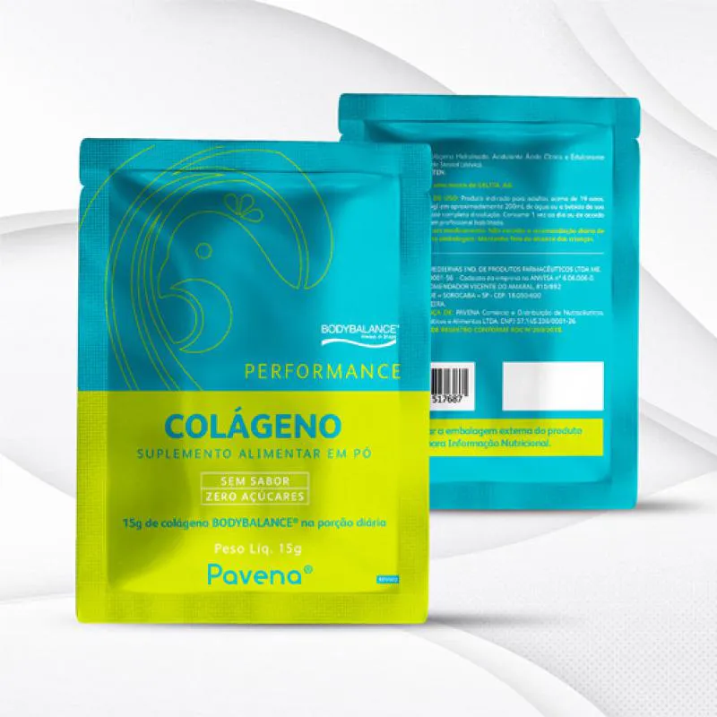 Colágeno Bodybalance Pavena - Caixa com 30 sachês de uso diário