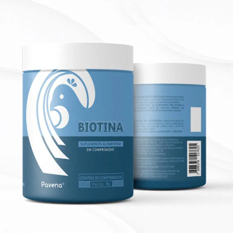 Biotina Pavena - Pote com 30 comprimidos
