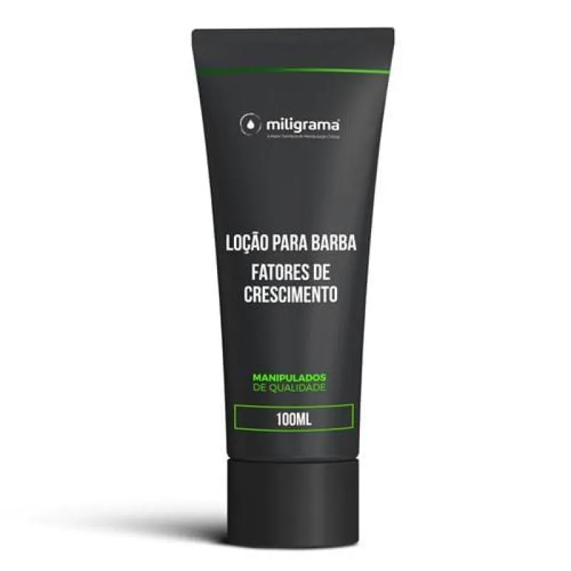 LOçãO PARA BARBA COM FATORES DE CRESCIMENTO 100ML