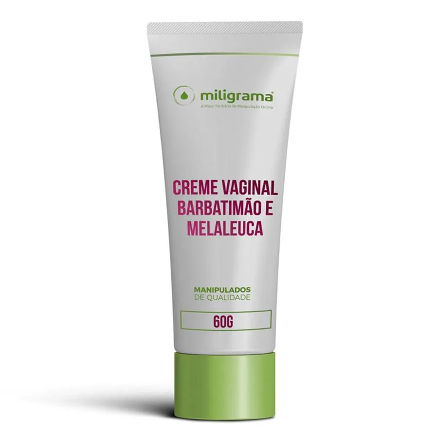 CREME VAGINAL BARBATIMãO E MELALEUCA 60G