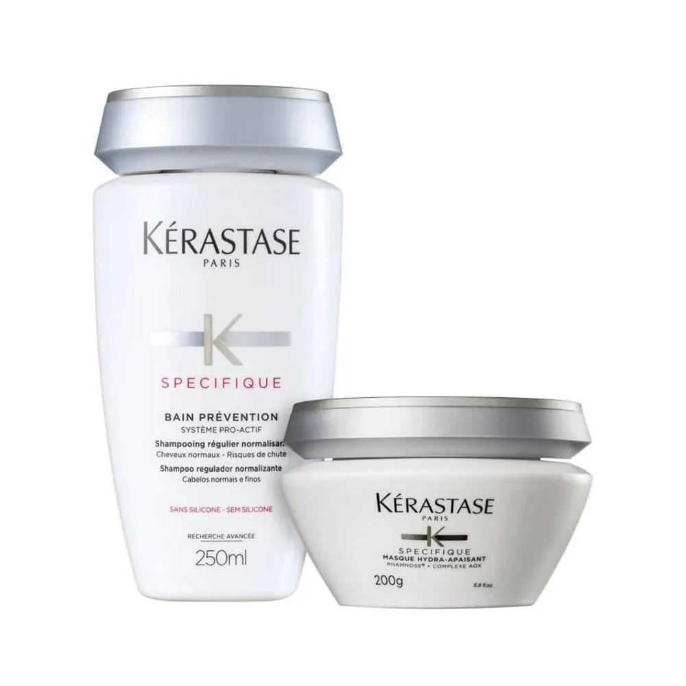 KéRASTASE SPéCIFIQUE PRéVENTION SHAMPOO 250ML + MáSCARA HYDRA 200G