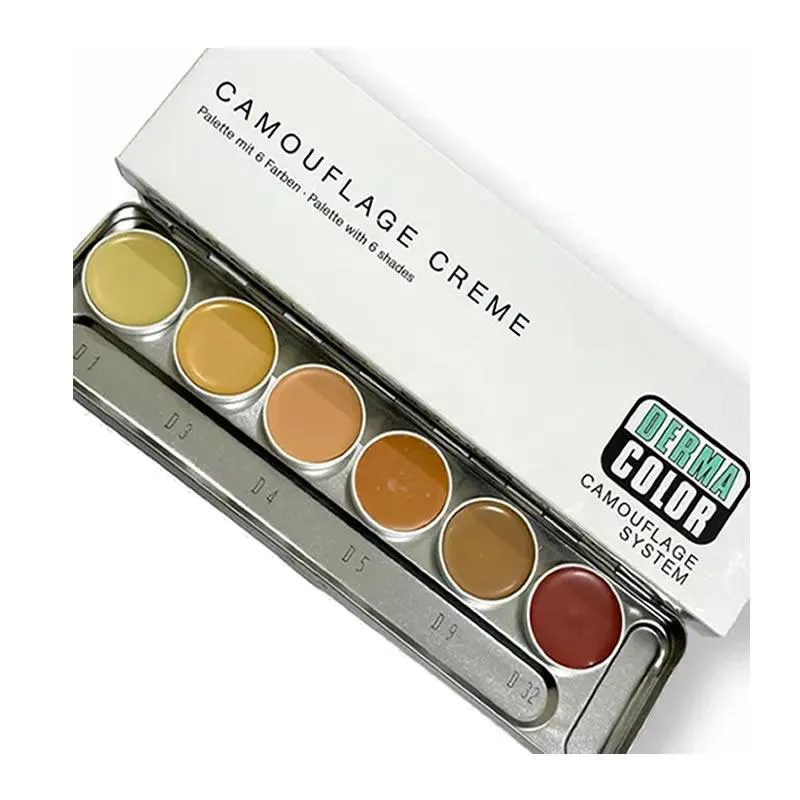 PALETA DERMACOLOR CAMOUFLAGE CREME 6 CORES H - KRYOLAN VAL 09/28