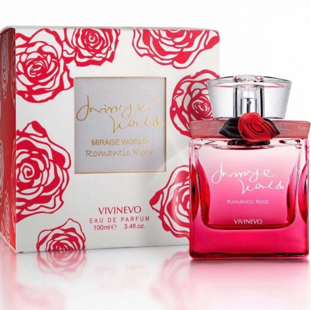 VIVINEVO MIRAGE WORLD ROMANTIC ROSÉ FEMININO EAU DE PARFUM 100ML