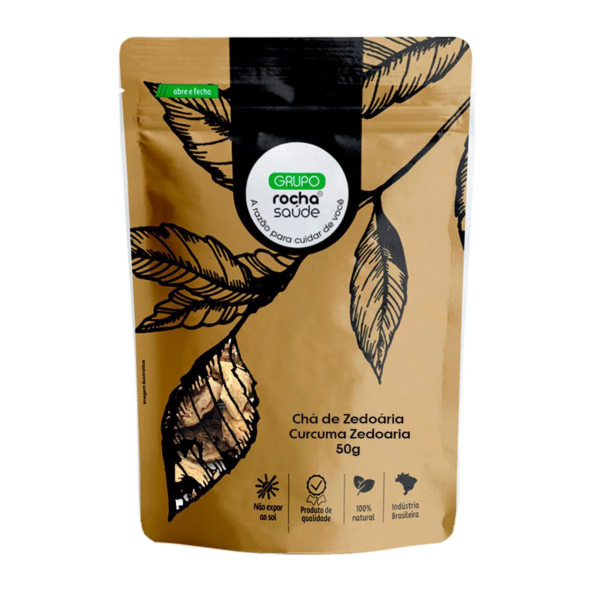 CHá DE ZEDOáRIA - CURCUMA ZEDOARIA - 50G
