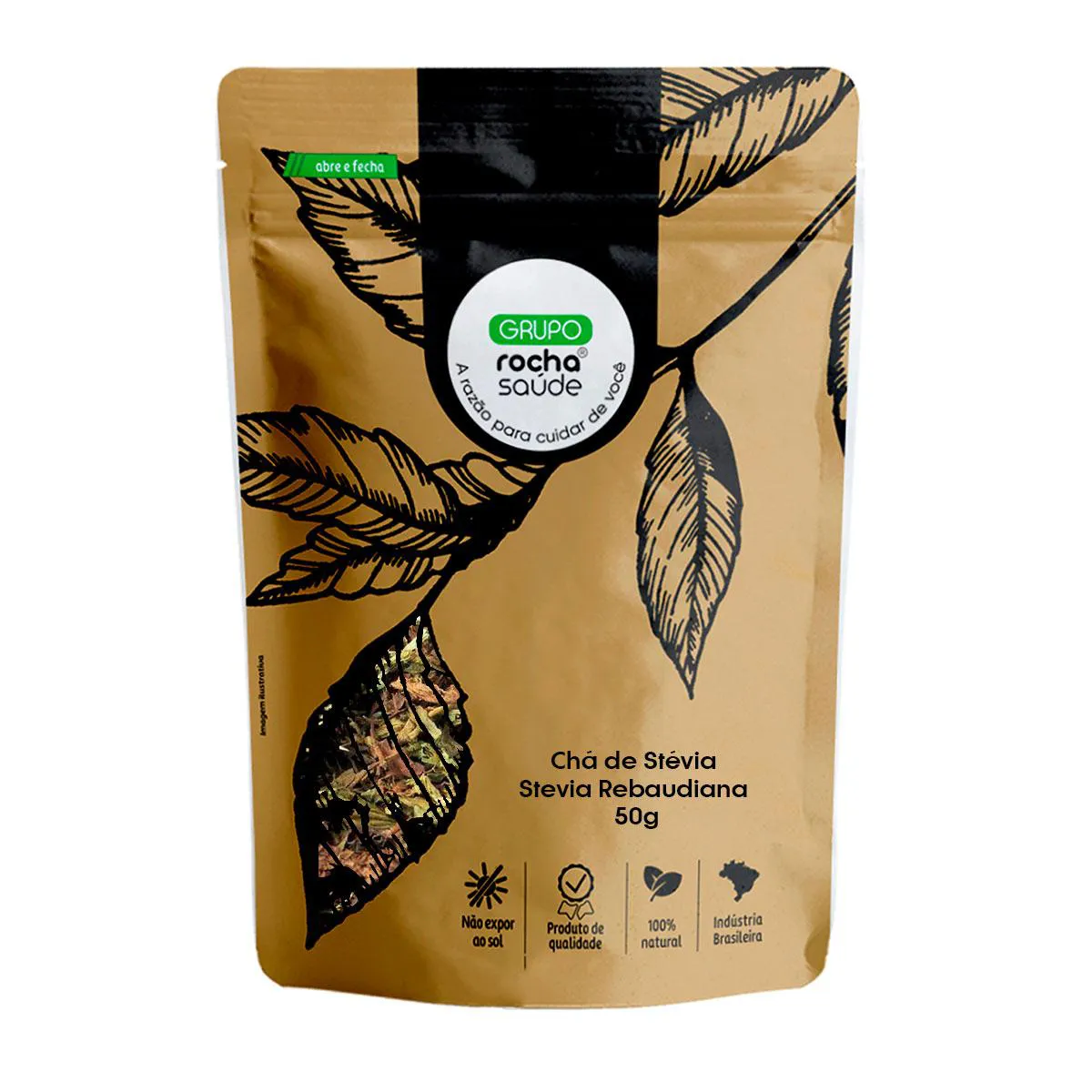 CHá DE STéVIA - STEVIA REBAUDIANA - 50G