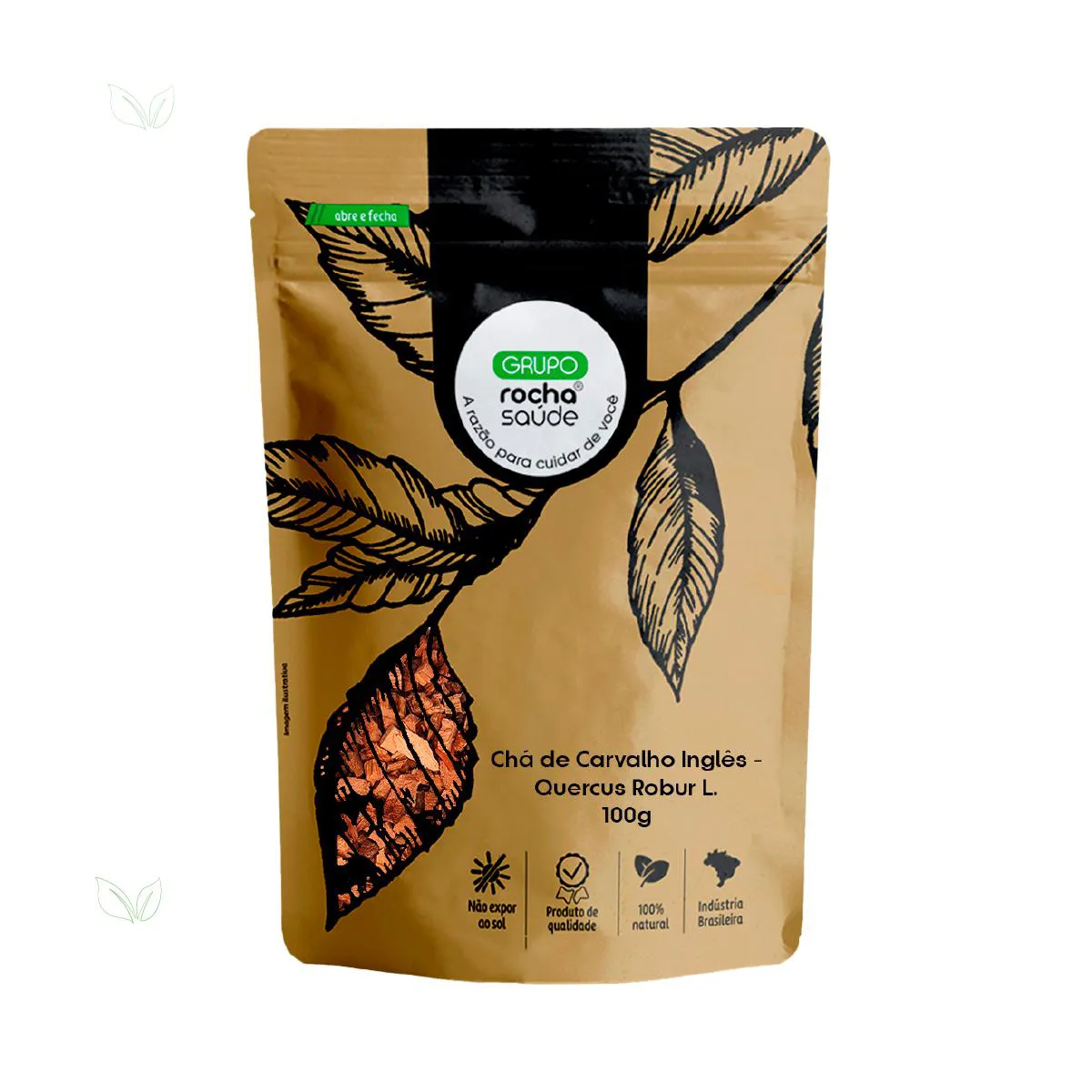 CHá DE CARVALHO INGLêS - QUERCUS ROBUR L. - 100G