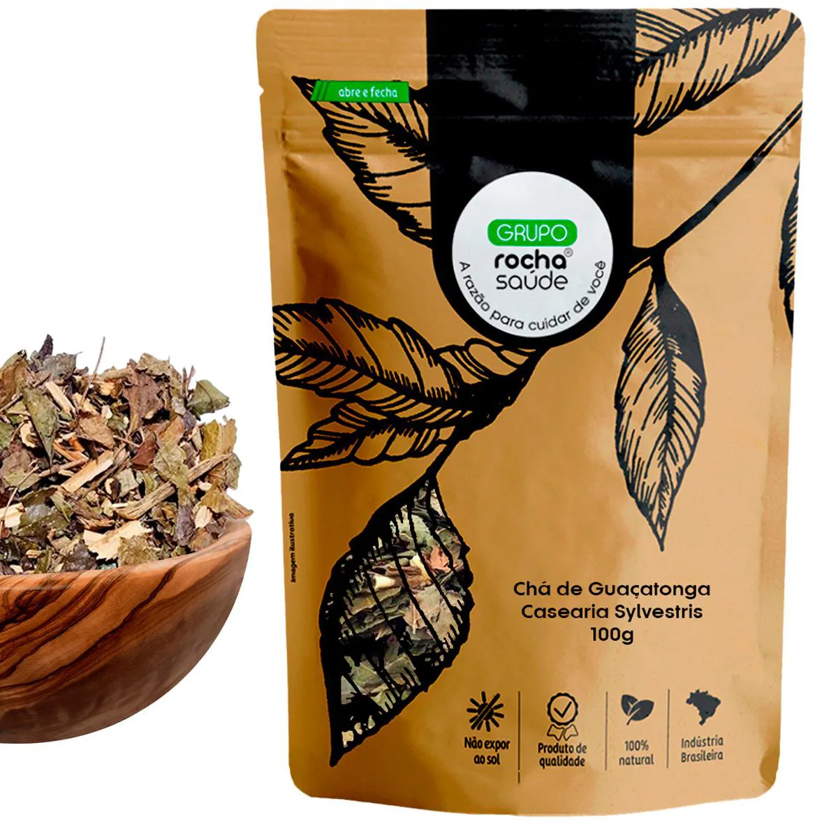 CHá DE GUAçATONGA - CASEARIA SYLVESTRIS - 100G