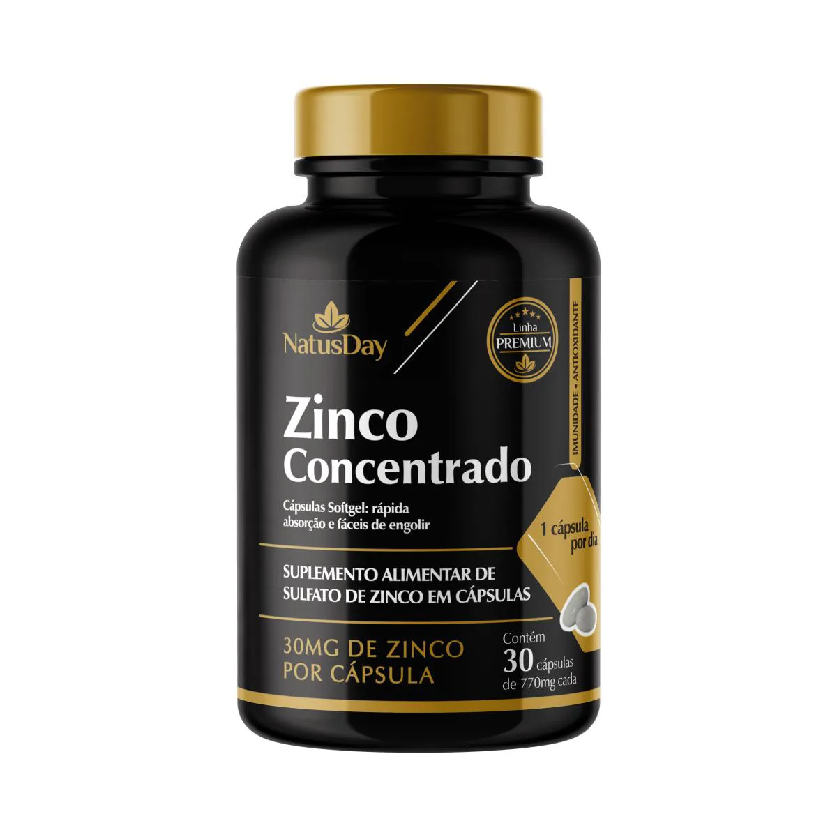 ZINCO CONCENTRADO (30 CáPSULAS) - NATUSDAY PREMIUM