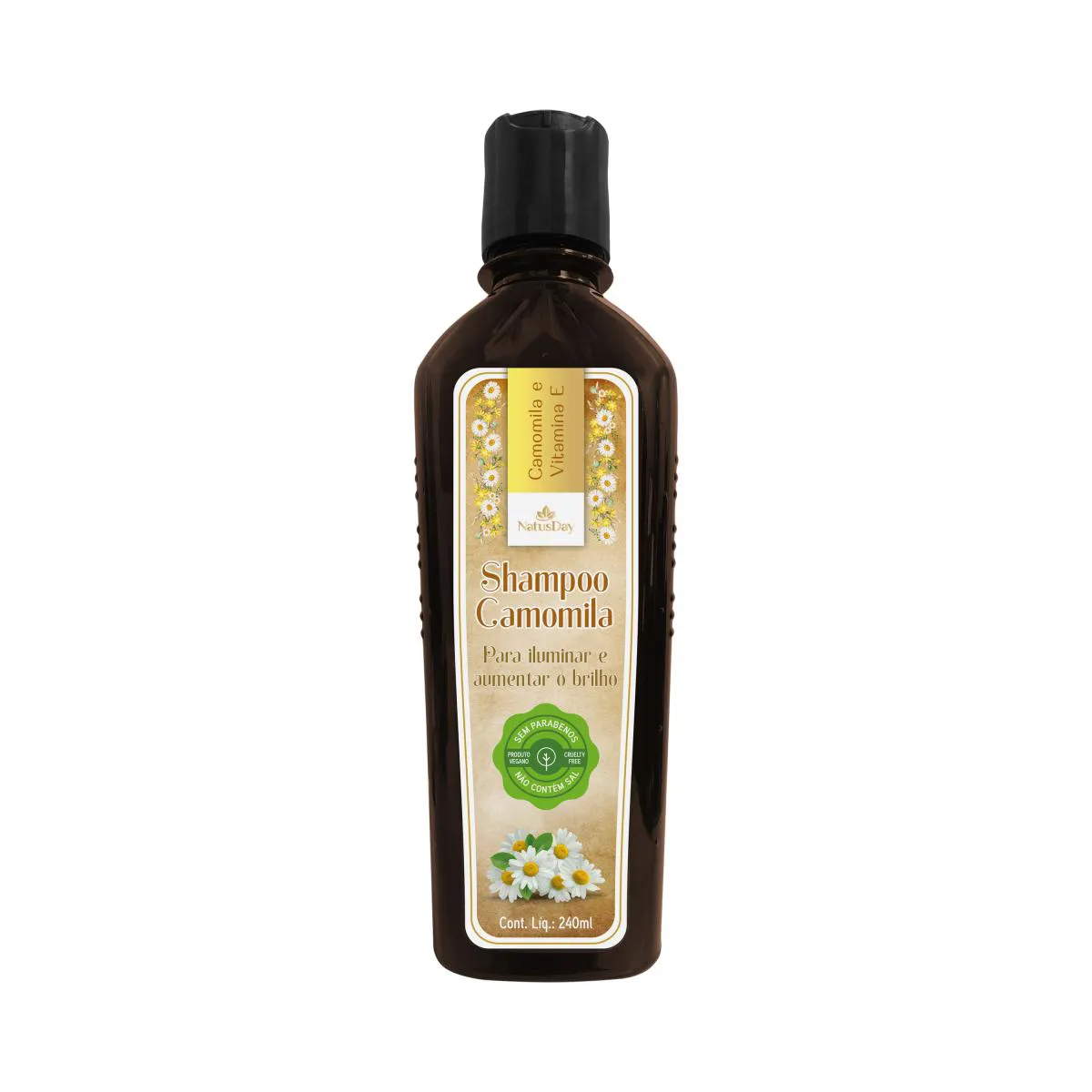 SHAMPOO DE CABELO COM CAMOMILA - NATUSDAY