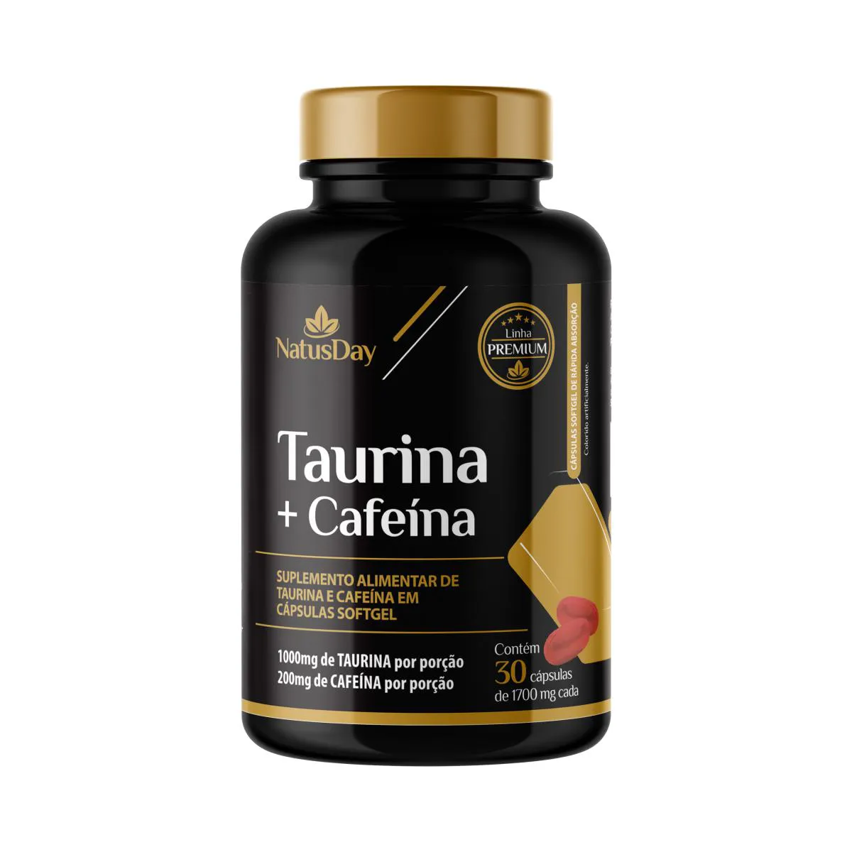 TAURINA + CAFEíNA (30 CáPSULAS) - NATUSDAY